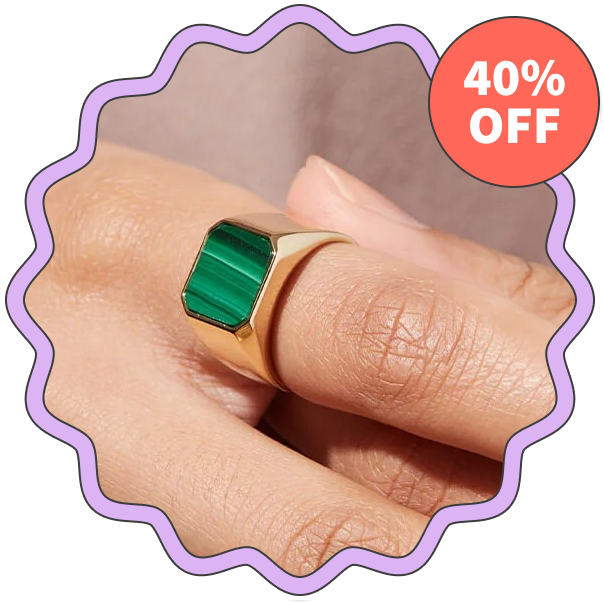 Ana Luisa Michelle Signet Ring