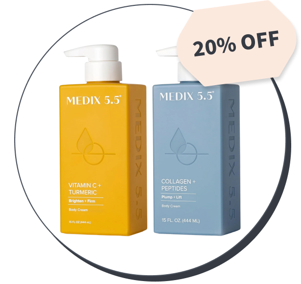 Medix 5.5 Vitamin C Lotion + Collagen Cream Duo