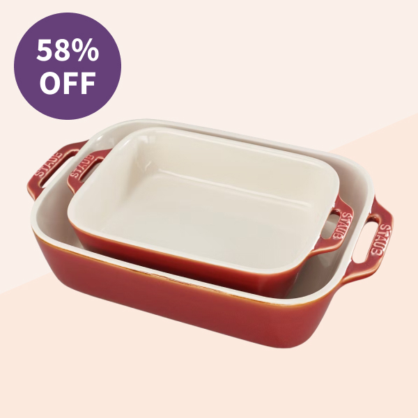 Staub Ceramic Rectangular Baking Dish Set (2 Piece)