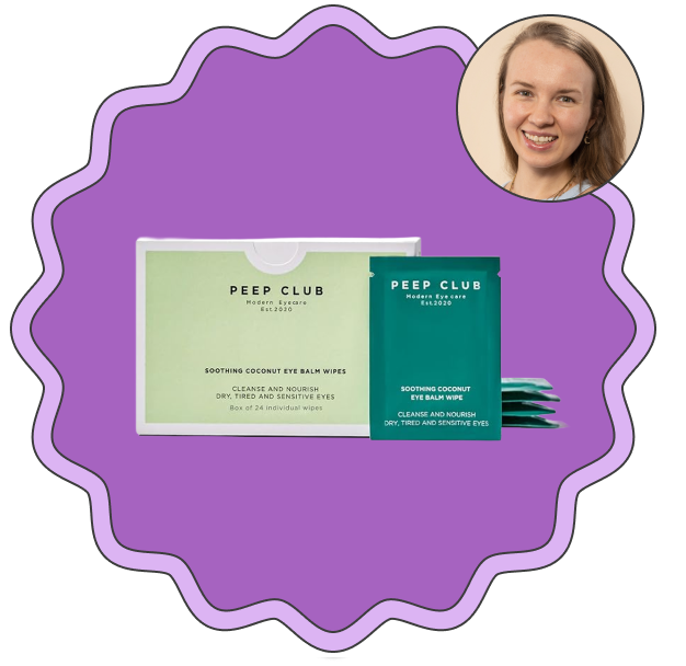 Peep Club Soothing Coconut Eye Balm Wipes