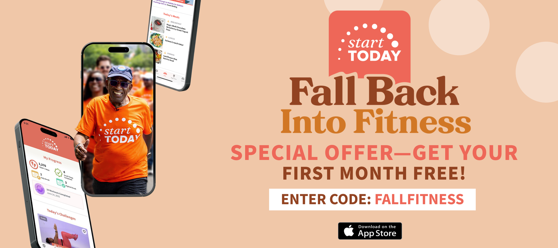 Download and subscribe to the Start TODAY app