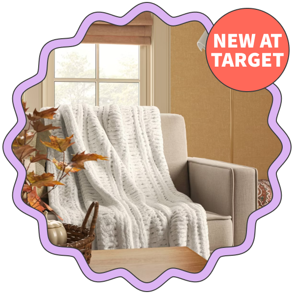 Threshold Chunky Chenille Rib Knit Throw