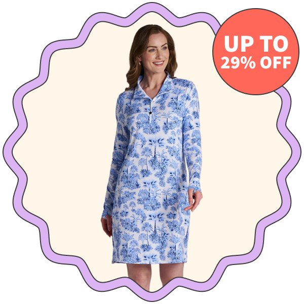 Coolibar Sarasota Quarter-Zip Dress