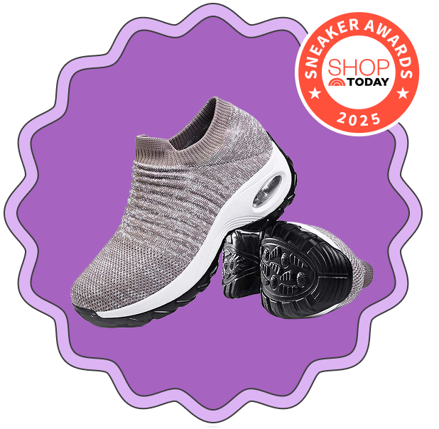 Slow Man Women's Walking Shoe Sock Sneakers →