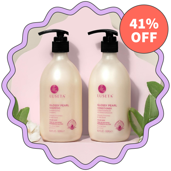 Luseta Glossy Pearl Shampoo and Conditioner Set