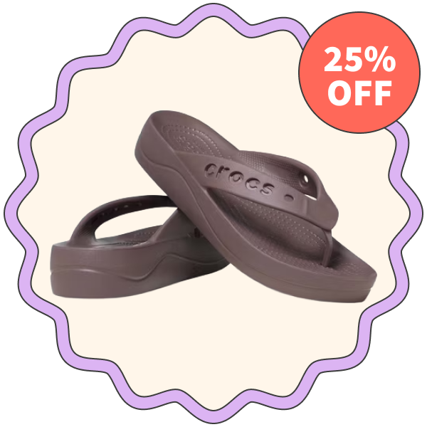 Crocs Women’s Baya Platform Flip-Flop Sandals