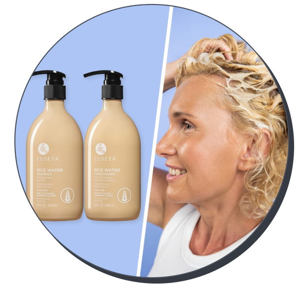 Luseta Rice Water Shampoo and Conditioner Set