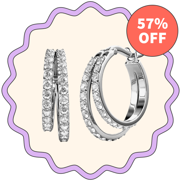 Cate & Chloe Corina Hoop Earrings