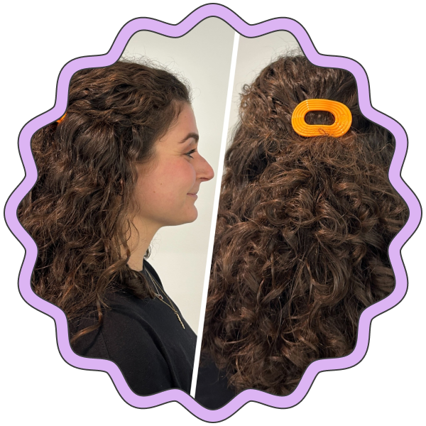 Teleties Small Flat Round Clip