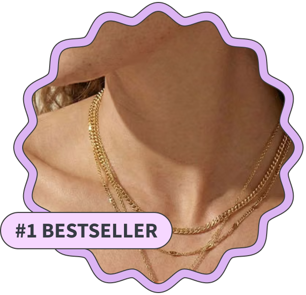 WomenGifts Layered Gold Necklaces