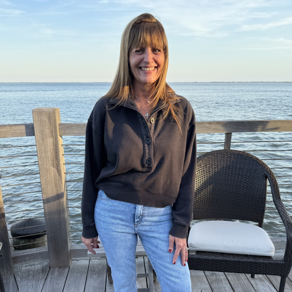 Universal Thread Button-Front Pullover Sweatshirt