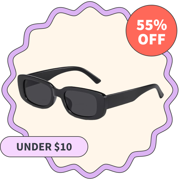Jaspin ‘90s Rectangle Sunglasses