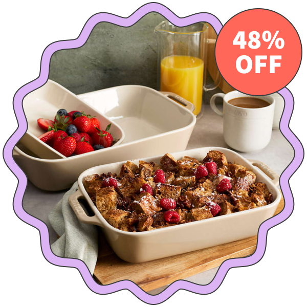 Crate & Barrel Staub Rectangular Baking Dish Set