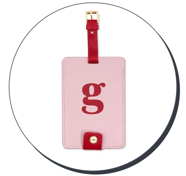 Kate Spade New York Leatherette Luggage Tag