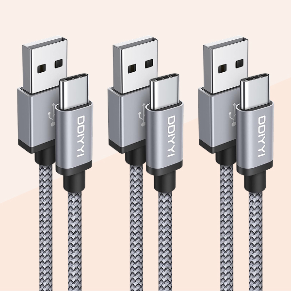 DDIYYI USB-C Cable 10 ft/3m, 3Pack