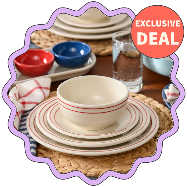 Fiesta Americana Scarlet Band Classic Bistro Place Setting (3 Piece)