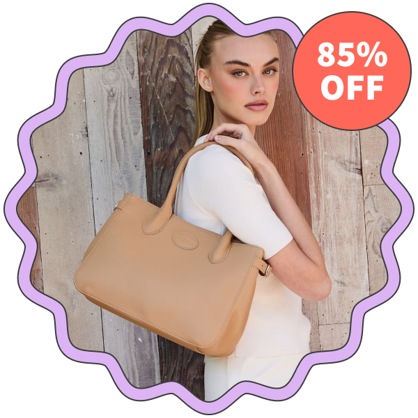 M.I.L.A. Leather Handbag