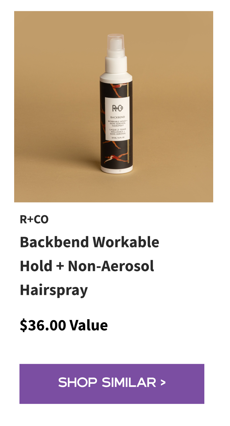 R+Co Backbend Workable Hold + Non-Aerosol Hairspray
