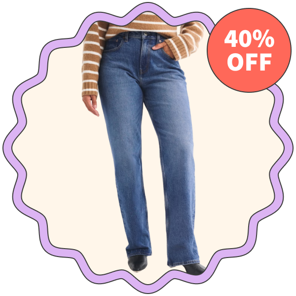 Abercrombie & Fitch Curve Love 90s Relaxed Jean 