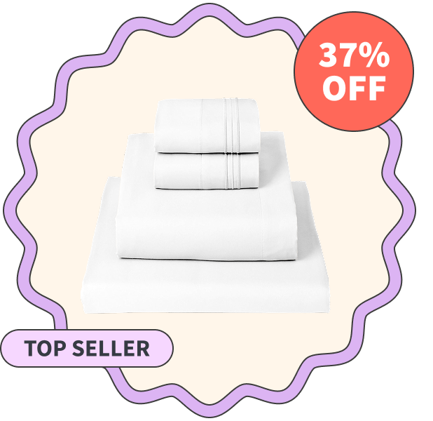 Mellanni Queen 4-Piece Sheets Set