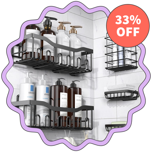 Eudele Adhesive Shower Caddy