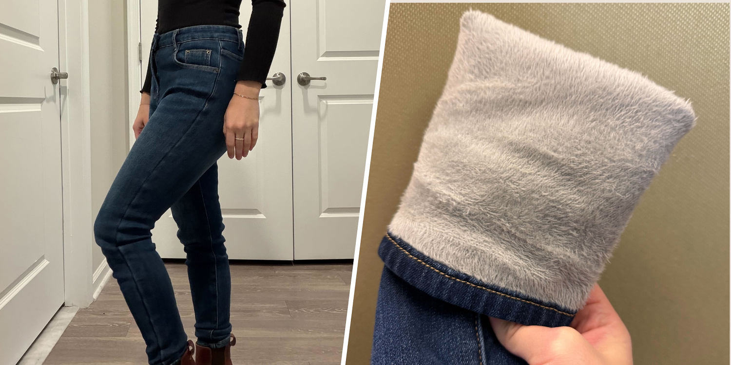 These Fleece-Lined Jeans Are Much Stretchier, Comfier and Warmer Than I Could Have Imagined