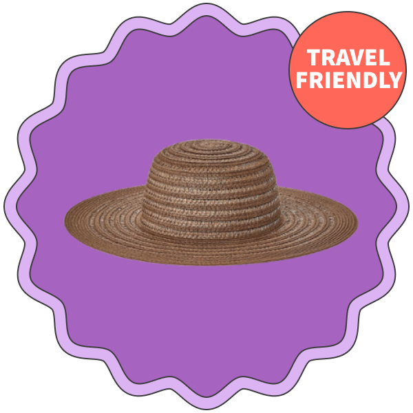 Shade & Shore Packable Straw Floppy Hat