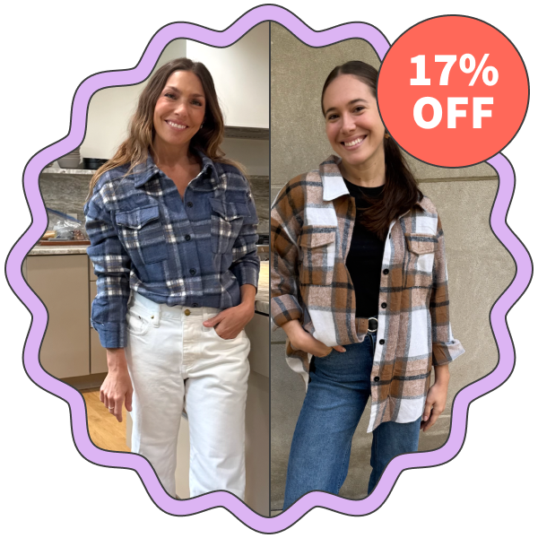 Automet Plaid Shacket 