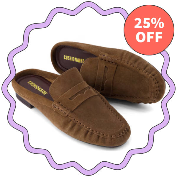 Cushionaire Heritage Genuine Leather Suede Loafer