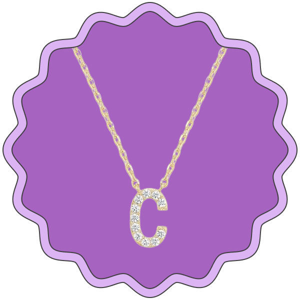 Pavoi Letter Necklace