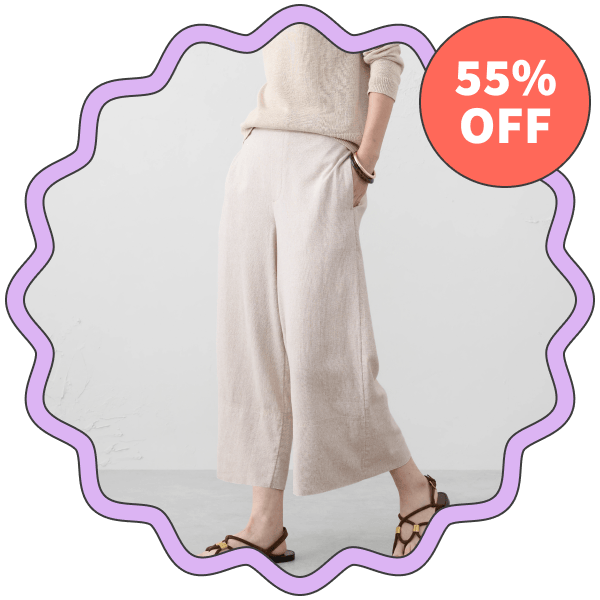 Banana Republic Factory Anyday Linen-Blend Cropped Pant