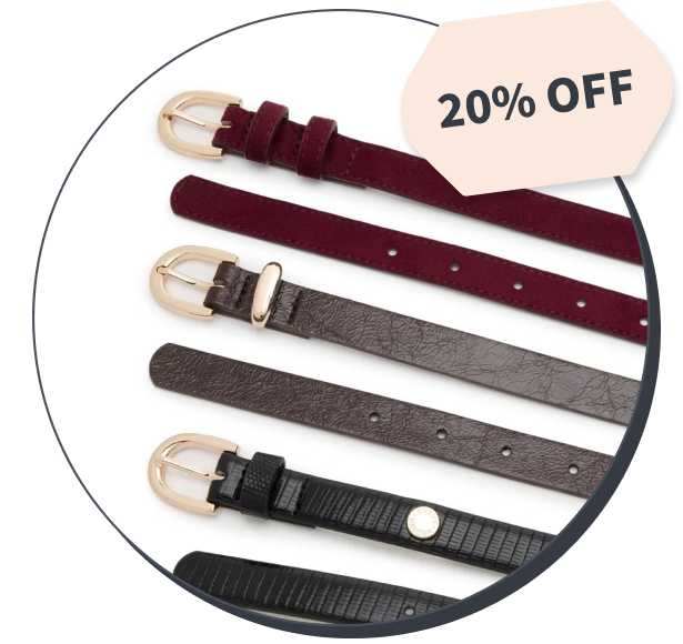 Steve Madden 3-For-1 Trend Women's Belts