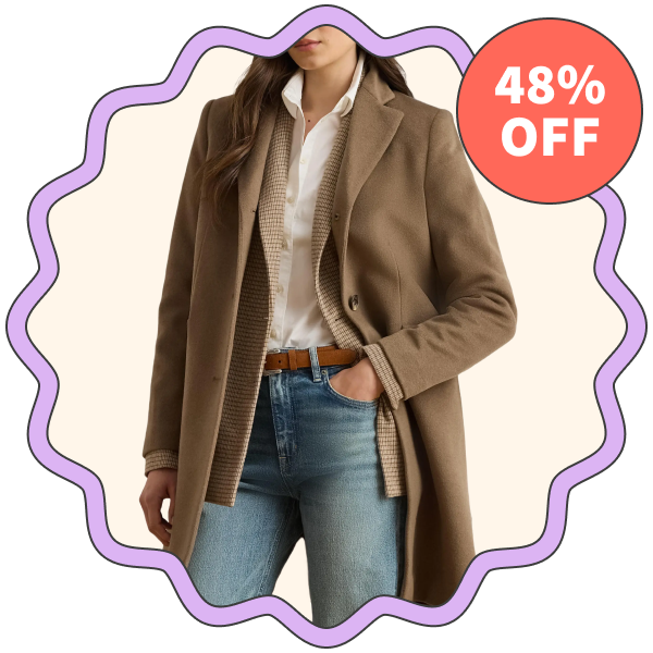 Lauren Ralph Lauren Longline Wool Blend Coat
