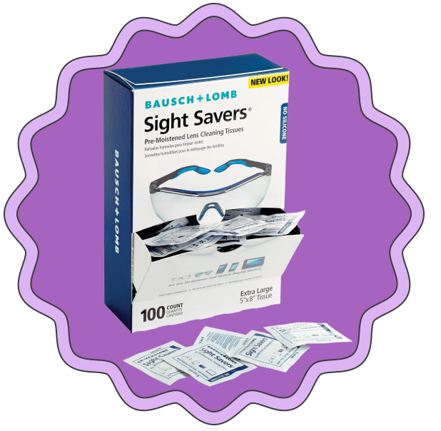 Bausch + Lomb Sight Savers Cleaning Wipes