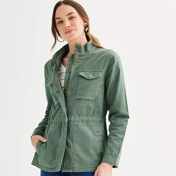 Sonoma Goods For Life® Patch Pocket Utility Jacket