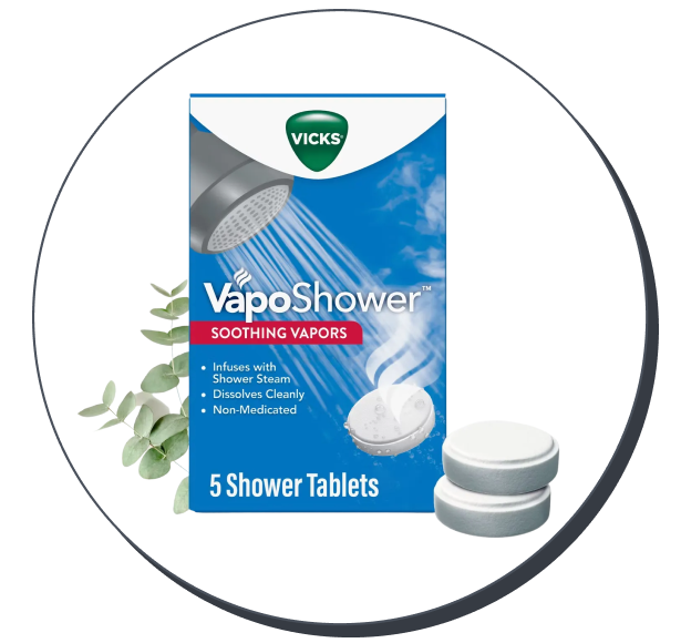 Vicks VapoShower Soothing Vapor Tablets