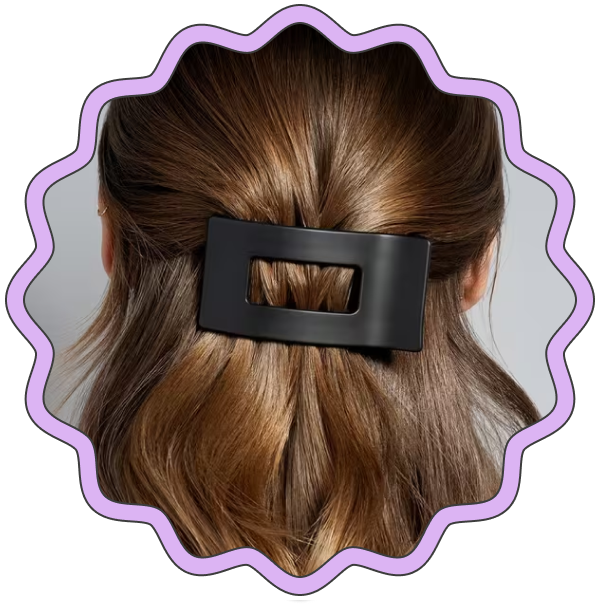 The Hair Edit Flexi Soft Flat Lay Claw Clip