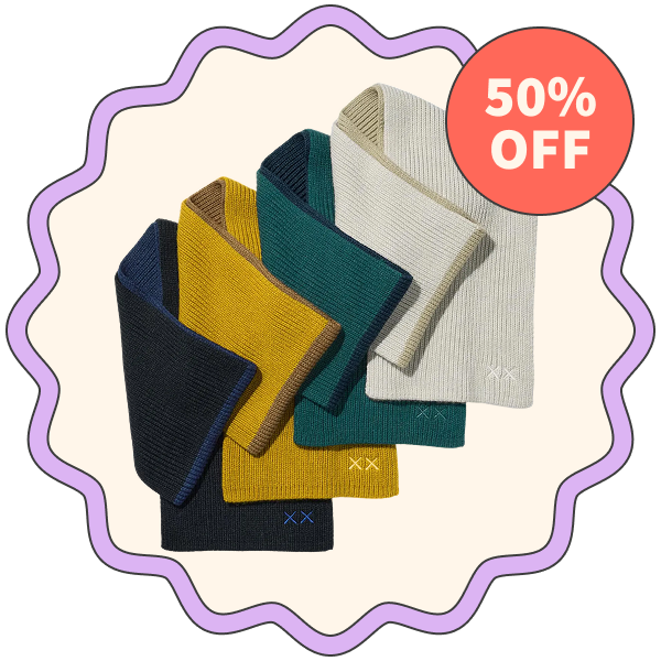 Uniqlo Kaws Winter Heattech Knitted Scarf