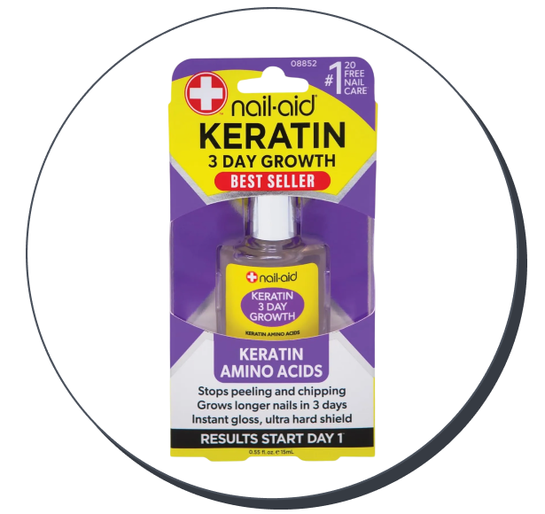 Nail-Aid Keratin 3-Day Growth Nail Treatment & Strengthener