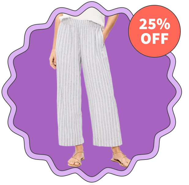 Old Navy Linen-Blend Straight Ankle Pants