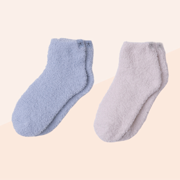 Barefoot Dreams CozyChic Assorted 2-Pack Ankle Socks