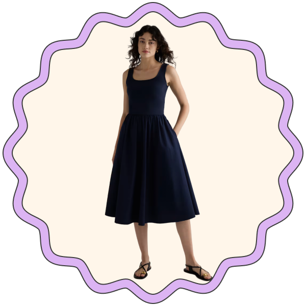 Quince Mixed Media Tank Dress