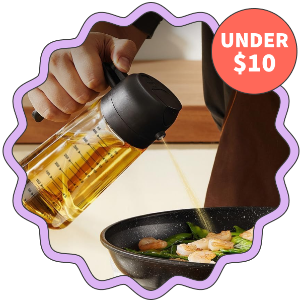 TrendPlain 2-in-1 Glass Olive Oil Dispenser