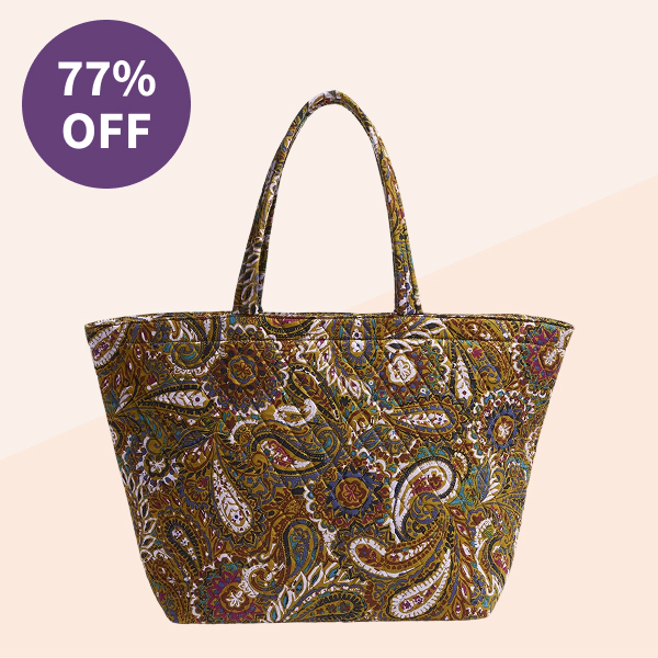 Vera Bradley Outlet Cotton Travel Tote Bag