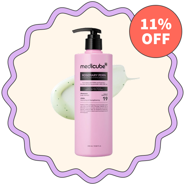Medicube Rosemary PDRN Clarifying Shampoo →