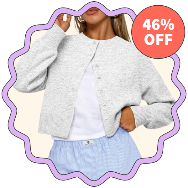 Trendy Queen Cropped Cardigan