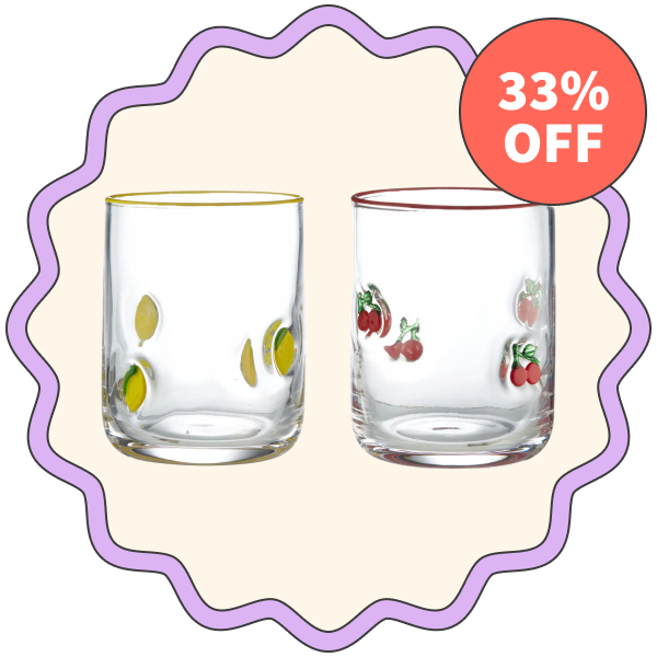 Godinger Coordinated Icon Glasses (Set of 2)