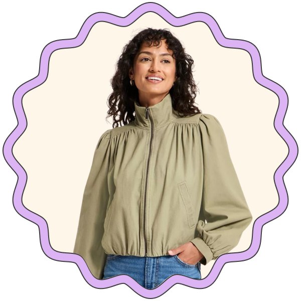 Universal Thread Cropped Bomber Jacket
