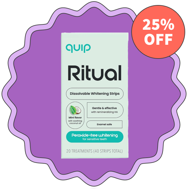 Quip Dissolvable Teeth Whitening Strips