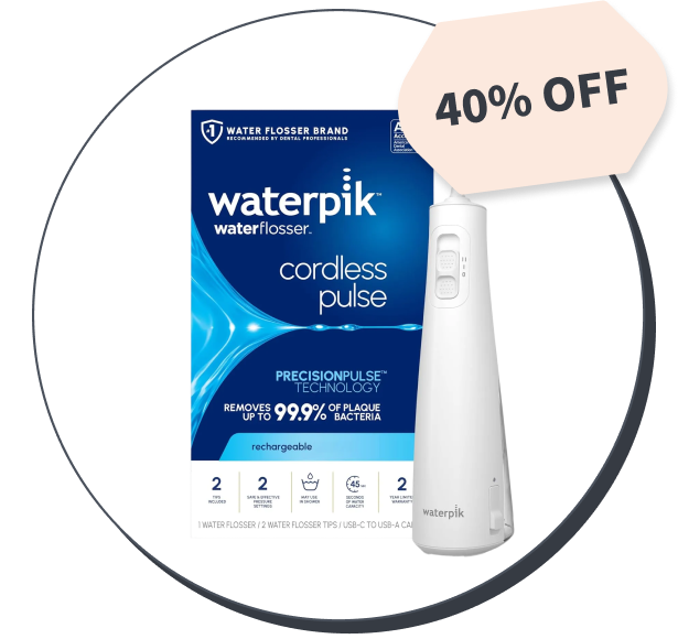 Waterpik Cordless Pulse Rechargeable Portable Water Flosser
